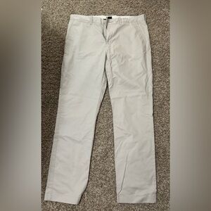 J. Crew Men's Light Gray Chinos